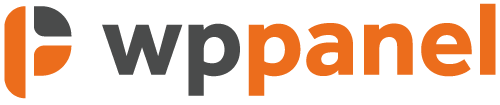 The WP Panel custom WordPress Dashboard logo