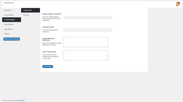Lite - WP Panel | A custom dashboard for WordPress